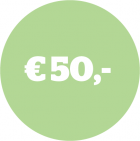 50 EURO - Jongbloed Foundation